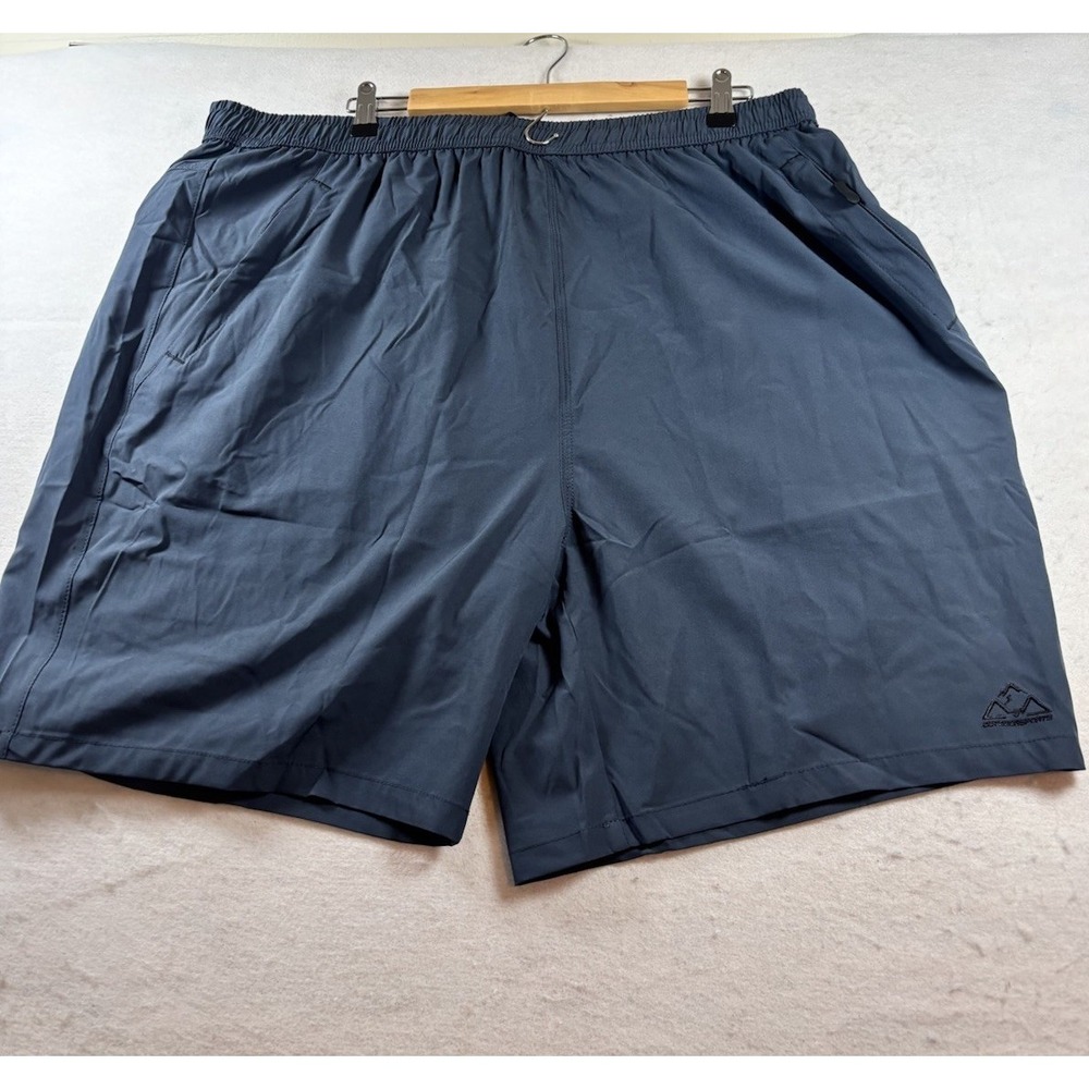 Outdoor Sports Men's 3XL (40x8)‎  Navy Shorts Drawstring Nylon Stretch